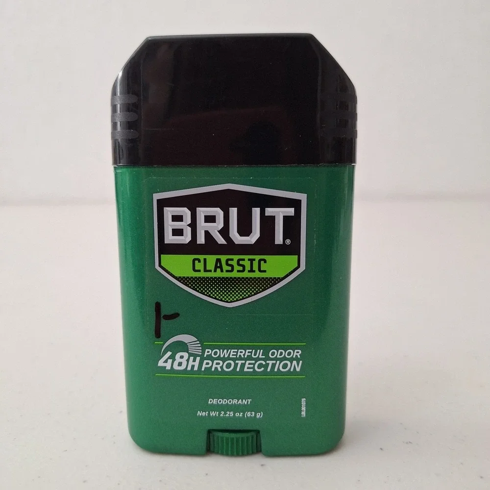 Discontinued Brut Classic Deodorant Antiperspirant Original Formula NOS, 2 PACK
